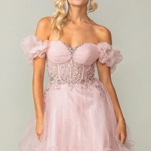 Vestido corto de Dancing Queen 3379