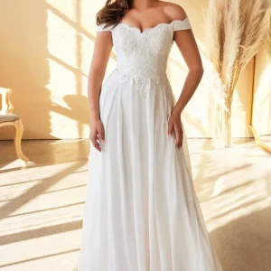 Vestido blanco Ladivine 7258W