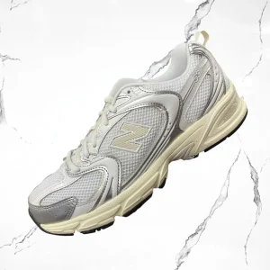 New Balance 530	Silver Metallic Linen