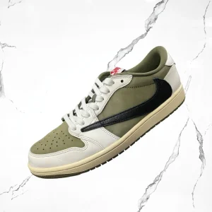 Jordan 1 Low OG Travis Scott Medium Olive (De Uso)