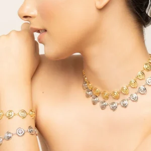 Set choker + pulsera