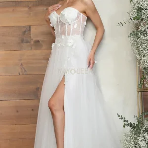 Vestido blanco de May Queen MQ2059