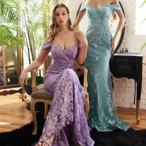 Adornado con el vestido de sirena de Soulder OC014 de Ladivine