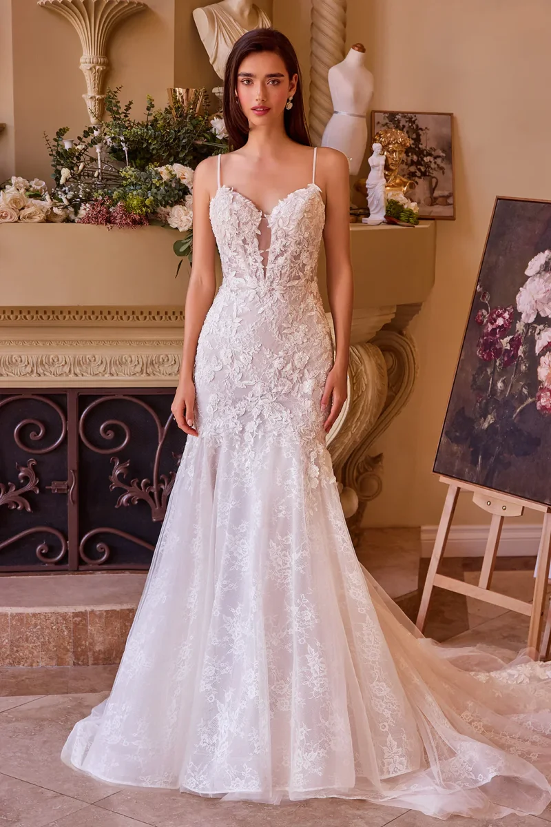 Andrea & Leo WL051 - Vestido de novia con escote corazón profundo - Imagen 3