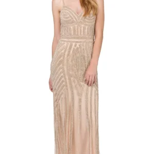 Vestido de fiesta metálico sin mangas Dancing Queen 2415