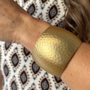 Brazalete Piamonte Matte Dorado