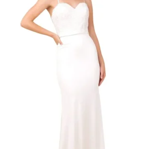 Vestido blanco Nox Anabel E276